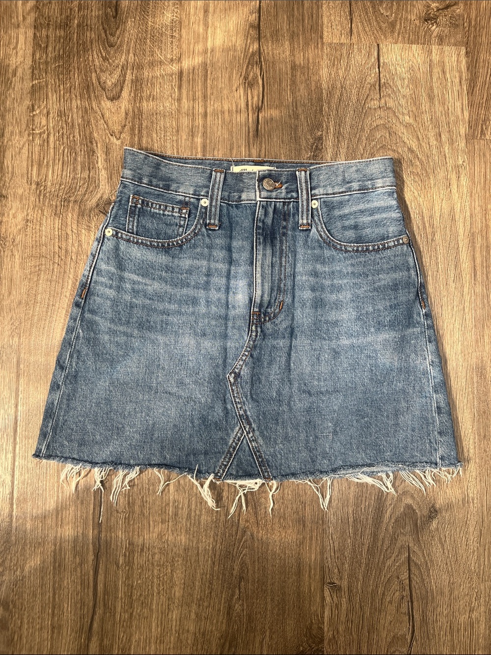 Madewell Denim Mini Skirt - Blue